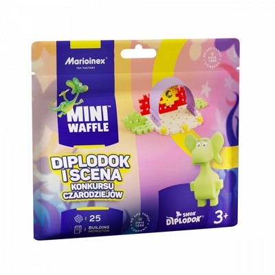 Product Παιχνίδι Κατασκευής Blocks Mini Waffle Marioinex Diplodocus And Stage 25 Elements base image