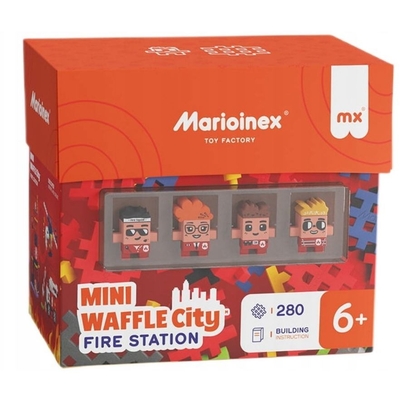 Product Παιχνίδι Κατασκευής Blocks Waffle Mini Marioinex Fire Station 280 Elements base image