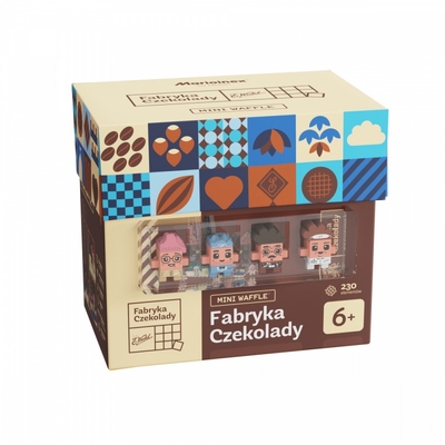 Product Παιχνίδι Κατασκευής Bricks Mini Waffle Marioinex Wadel Chocolate Factory 230 Elements base image