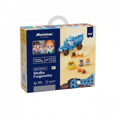 Product Παιχνίδι Κατασκευής Blocks Mini Waffle Marioinex Wedel Sweet Van 100 Pcs base image