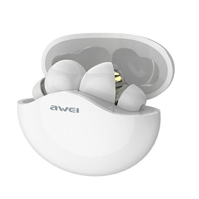 Product Bluetooth Headset Awei Eraphones Tws T12 White base image