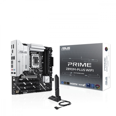 Product Motherboard Asus Prime Z890m-Plus Wifi S 1851 4ddr5 Tb4/Dp Matx /90mb1j80-M0eay0 base image
