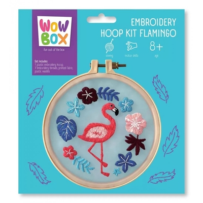 Product Παιδικές Χειροτεχνίες TM Toys Embroidery kit Wow Box Flamingo base image