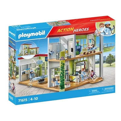 Product Playmobil set Action Heroes 71615 Modern hospital base image