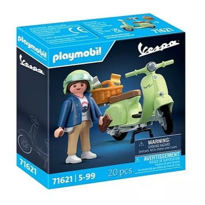 Product Playmobil Figures Set Vespa 71621 1969 Vespa 150 Sprint Veloce, Light Green base image