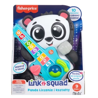 Product Μουσικό Παιχνίδι Fisher Price Link Squad Panda Counting and Shapes Educational base image