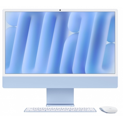 Product All in One iMac 24 Inch: M4 8/8, 16gb, 256gb Ssd - Blue base image