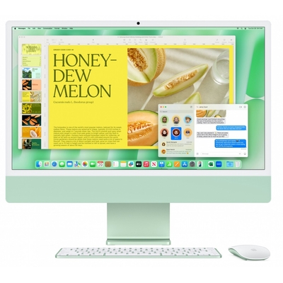 Product All in One iMac 24 Inch: M4 10/10, 16gb, 256gb Ssd - Green base image