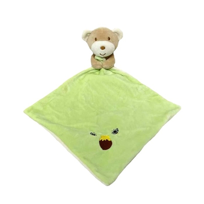 Product Πανάκι Μωρού Tulilo Cuddly toy Milus Bear Green 25x25 cm base image