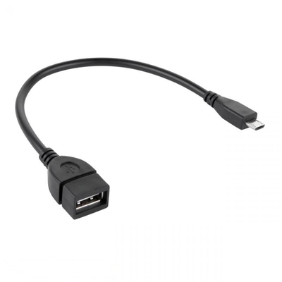 Product Καλώδιο USB Cabletech OTG USB - microUSB 20cm Μαύρο base image