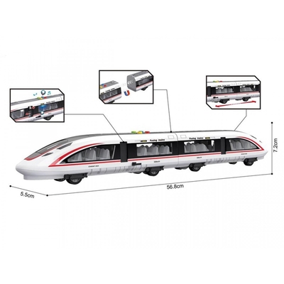 Product Τρενάκι Madej Train with magnet sound, light, opening doors base image