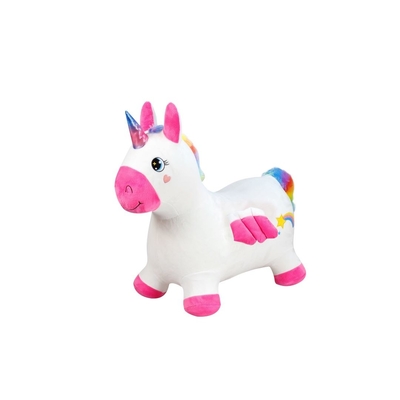 Product Λούτρινος Μονόκερος Madej Plush Jumper Hopper with pump - Unicorn base image