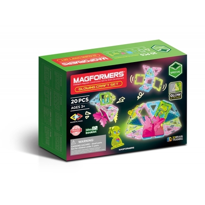 Product Παιχνίδι Κατασκευών Magformers Magnetic blocks Glowing Craft 20 pieces base image