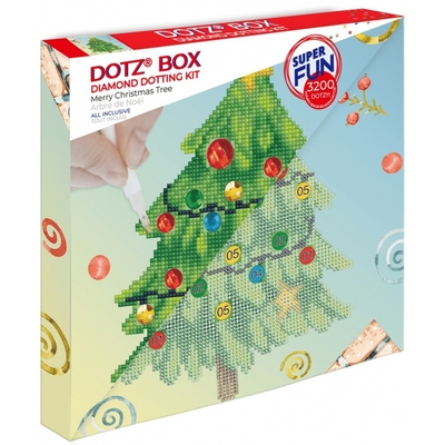 Product Παιδικές Χειροτεχνίες Dante Set Diamond Dotz Merry Christmas Tree base image