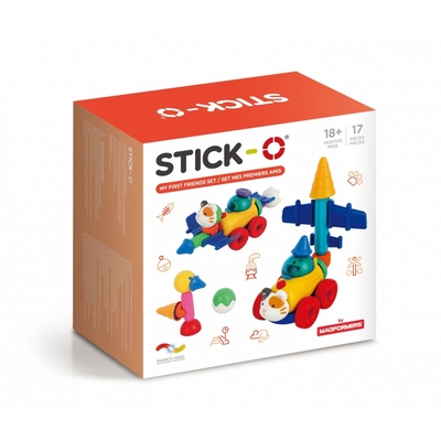 Product Παιχνίδι Κατασκευών Magformers Magnetic blocks Stick-o Set with friends 17 pieces base image