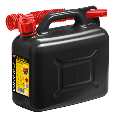 Product Δοχείο Καυσίμων Moje Auto 94-064 με Σπιράλ, Πλαστικό, 5Lt, Μαύρο base image