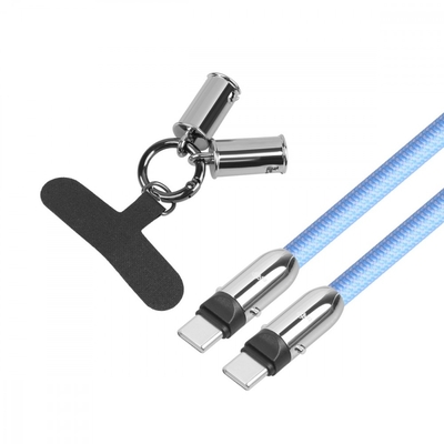 Product Καλώδιο USB TB 2in1 USB-C 1m blue base image