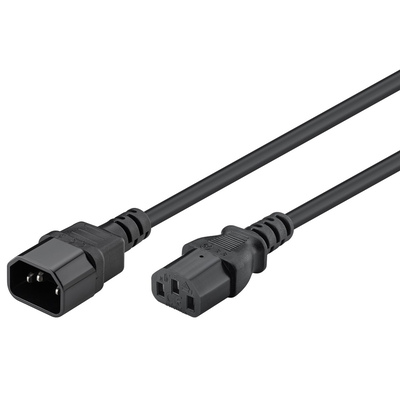 Product Καλώδιο Τροφοδοσίας Goobay Προέκτασης 95124, 0.75mm², 0.5M, Μαύρο base image