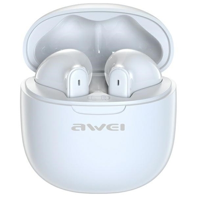 Product Bluetooth Handsfree Awei earphones 5.3 TWS ENC White base image