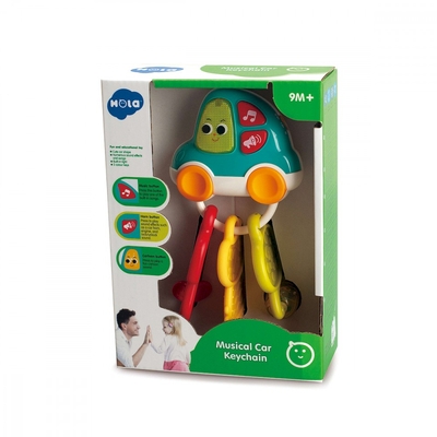 Product Κουδουνίστρα Smily Play Rattle Car with keys light sound base image