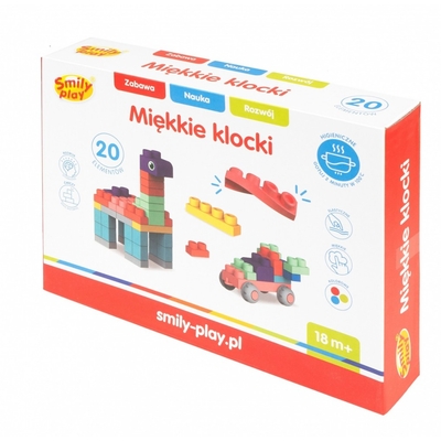 Product Βρεφικό Παιχνίδι Smily Play Soft blocks 20 elements base image