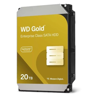 Product Σκληρός Δίσκος 3,5" HDD 20TB Western Digital GOLD Enterprise SATA WD203KRYZ base image