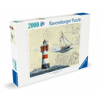 Product Παζλ Ravensburger 2000 pieces Sailing lighthouse base image