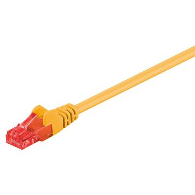 Product Καλώδιο Δικτύου Goobay 95590, CAT6 U/UTP, CCA, 1.5m, κίτρινο base image