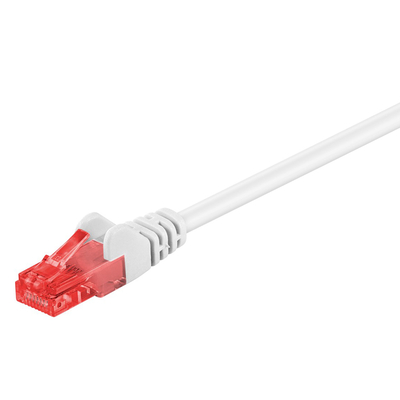 Product Καλώδιο Δικτύου Goobay 95598, CAT 6 U/UTP, CCA, 1.5m, λευκό base image