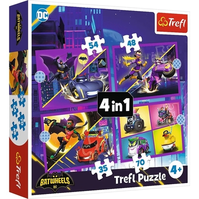 Product Παζλ Trefl 4in1 Meet Batwheels base image