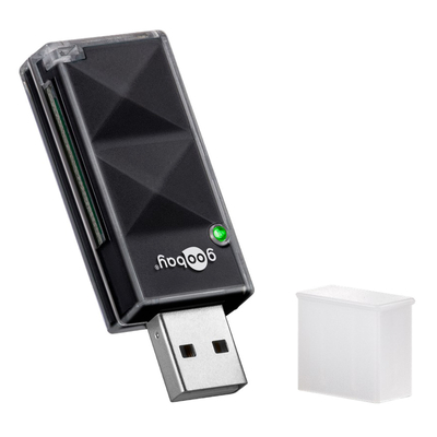 Product Card Reader Goobay 95682 για SD κάρτα μνήμης, 480 Mbps, μαύρο base image