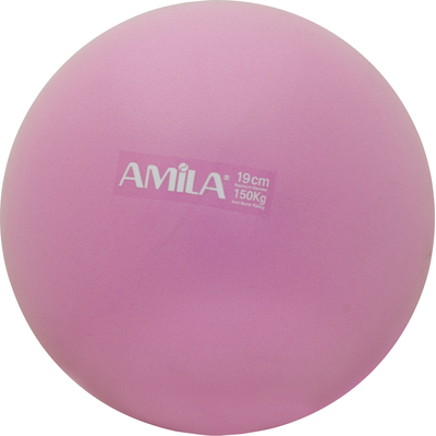 Product Μπάλα Pilates Amila 19cm, Ροζ, σε κουτί base image