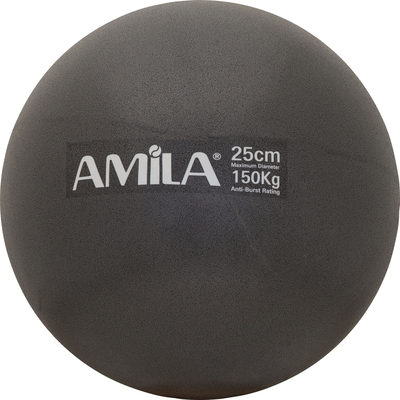 Product Μπάλα Pilates Amila 25cm, Μαύρη, σε κουτί base image