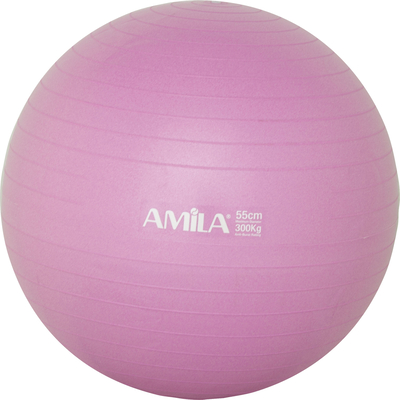 Product Μπάλα Γυμναστικής Amila Gymball 55cm Ροζ base image
