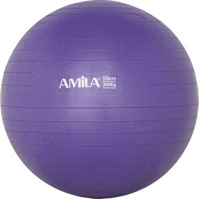 Product Μπάλα Γυμναστικής Amila Gymball 55cm Μωβ base image