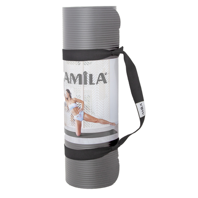 Product Στρώμα Γυμναστικής Amila NBR 15mm 90Kg 183cm Γκρι base image