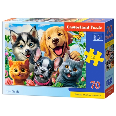 Product Παζλ Castor 70 pieces Pets Selfie base image