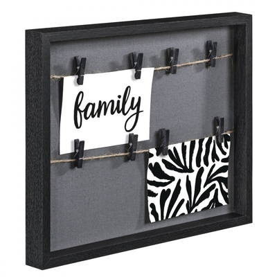 Product Κορνίζα Τοίχου Hama Muro picture frame with cord and clips Black base image