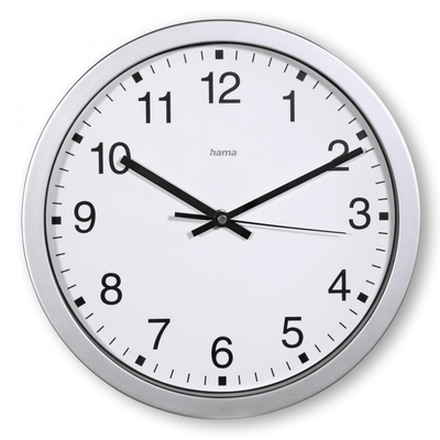 Product Ρολόι Τοίχου Hama mallorca silver base image