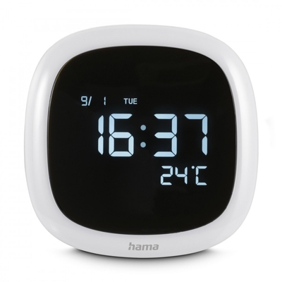 Product Επιτραπέζιο Ρολόι Hama Bora Bora alarm White base image