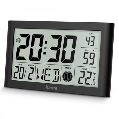 Product Ρολόι Τοίχου martinique digital wall clock Black base image