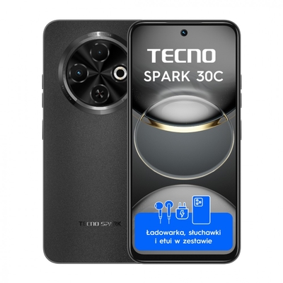 Product Smartphone Tecno Spark 30C 4/128 Orbit Black base image