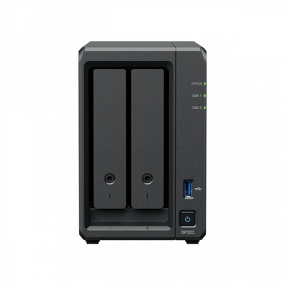 Product NAS Synology Server DP320 AMD R1600 1x8GB 2x8TB 8GB RAM 3Y base image