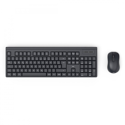 Product Ασύρματο Πληκτρολόγιο Hama and mouse set WKM-100 Black base image