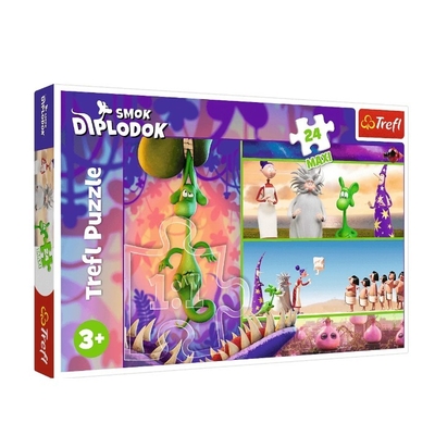 Product Παζλ Trefl 24 pcs Maxi Ciekawski Smok Diplodok base image