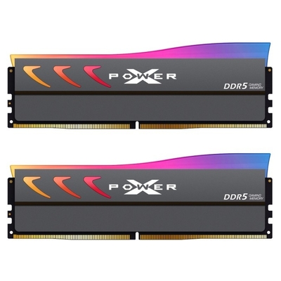 Product Μνήμη RAM Σταθερού DDR5 32GB Silicon Power XPOWER Storm RGB 2*16GB CL36 grey base image