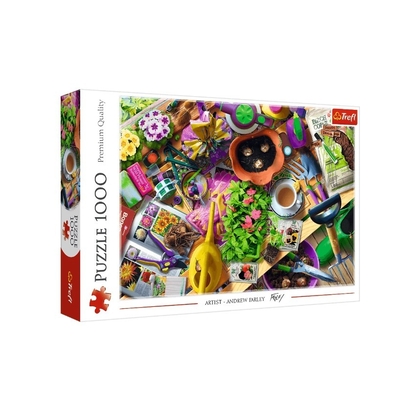 Product Παζλ Trefl 1000 pieces Tidying up the Garden base image