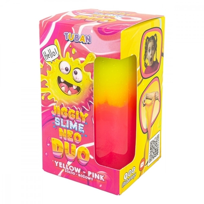 Product Πλαστελίνες Tuban Slime Jiggly Neo Duo yellow-pink 430g base image