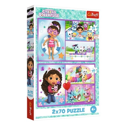 Product Παζλ Trefl 2x70 pcs Have fun with Gabby base image