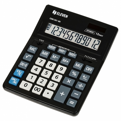 Product Αριθμομηχανή Eleven Office CDB 1201BK Black base image